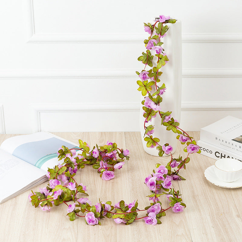 Elegance Blooms: Simulation Rose Vine for Home Décor