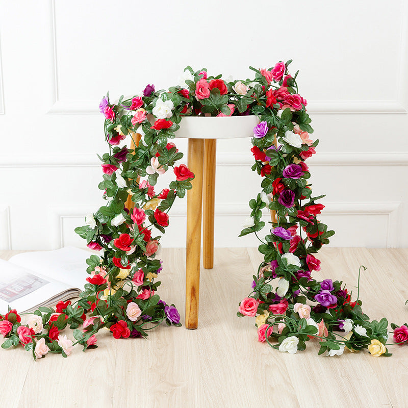 Elegance Blooms: Simulation Rose Vine for Home Décor