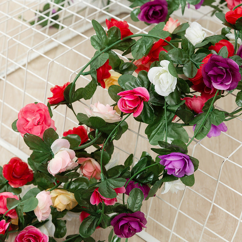 Elegance Blooms: Simulation Rose Vine for Home Décor