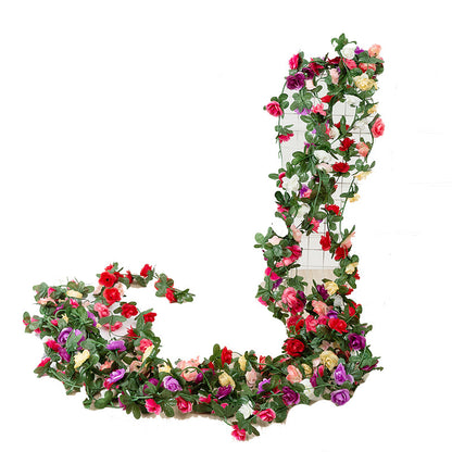 Elegance Blooms: Simulation Rose Vine for Home Décor