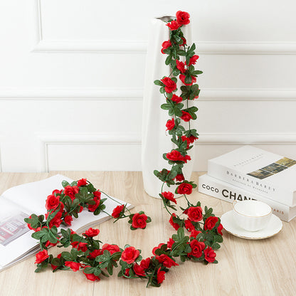 Elegance Blooms: Simulation Rose Vine for Home Décor