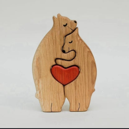 Bear Family Wooden Puzzle