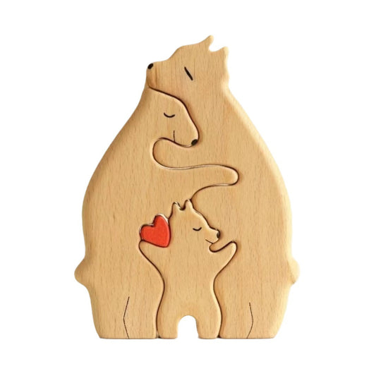 Bear Family Wooden Puzzle